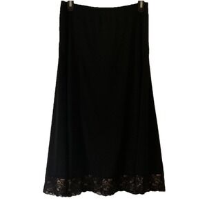 Emma James Lace Bottom Hem Midi Office Holiday Skirt